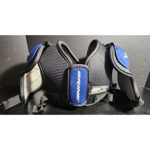 Brine SP2 SP 2 Youth Lacrosse Shoulder Pads with Champro M Jersey‎ Blue Black